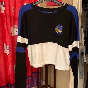 Golden state crop sweatshirt